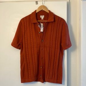 J crew knit short sleeve shirt
